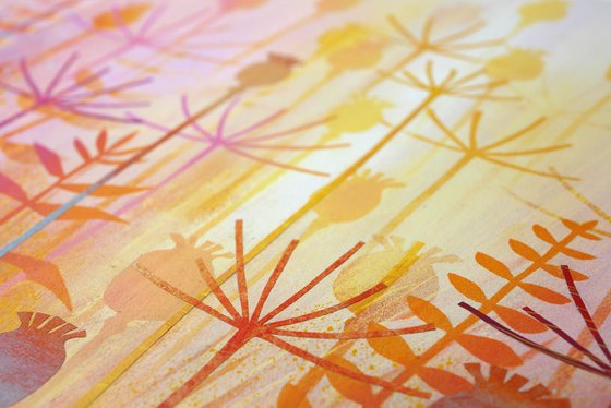 Harmony in Pink and Gold