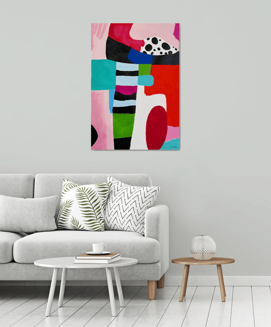 Bold Colorful Abstract art