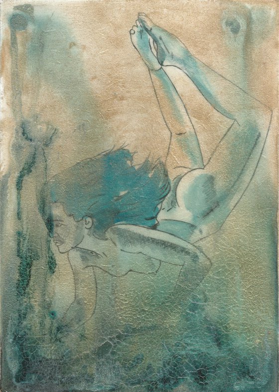 Immortal Soul, Underwater painting, the little mermaid