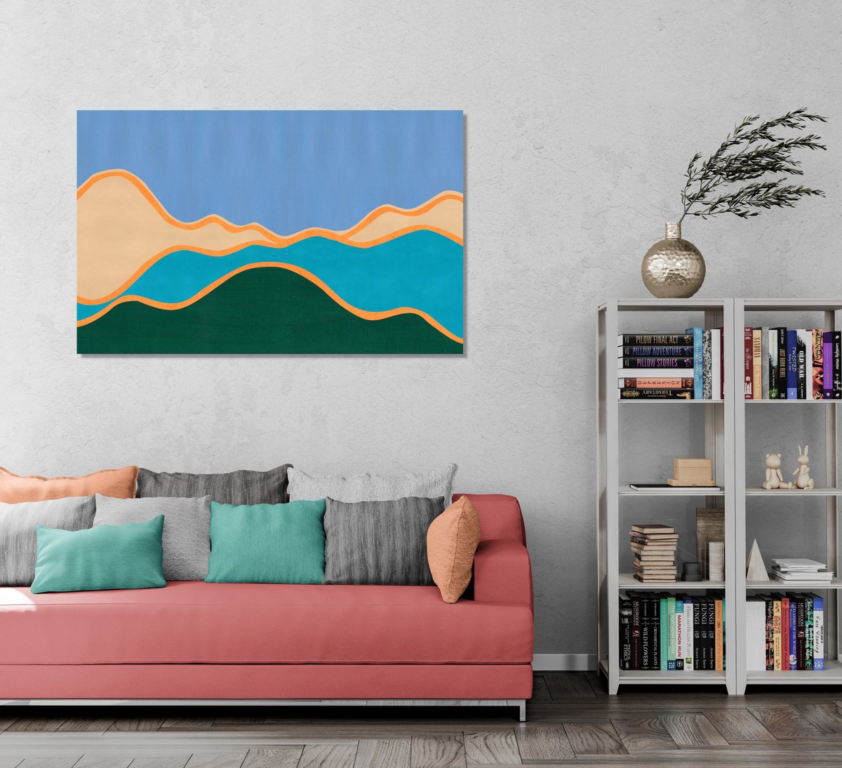  Abstract Landscape #57 By Marina Krylova, 43 X 28, Artwork For Sale On Artfinder