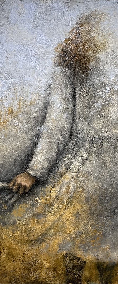 Running through the golden fields by Miri Baruch