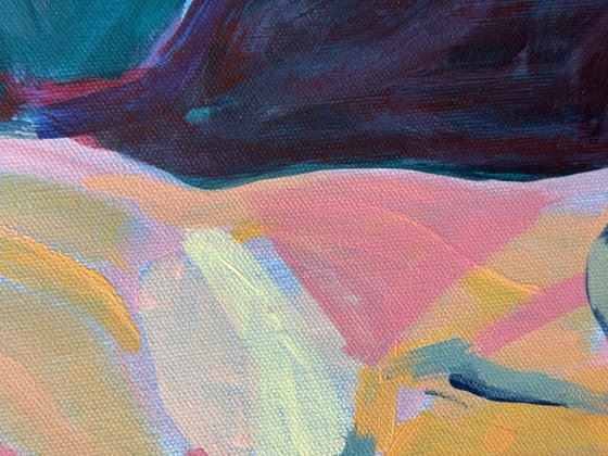 Nude lady relaxing