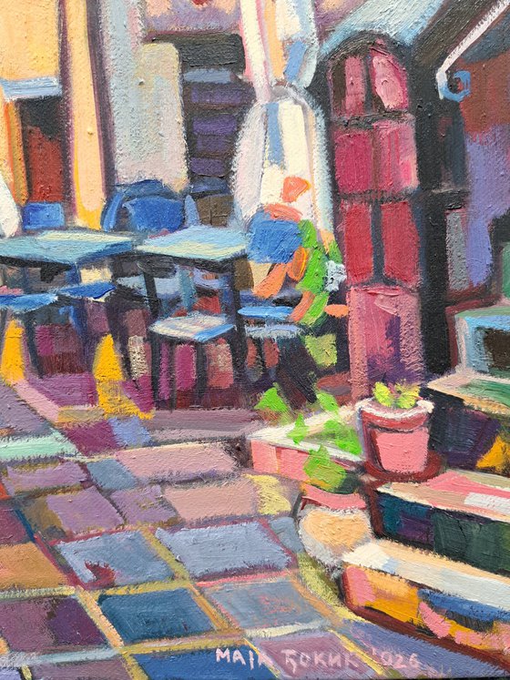 Rainy Day in Pitigliano