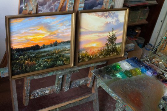 Diptych "MORNING"