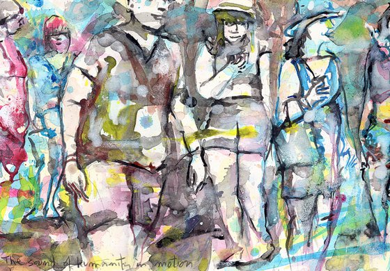 An orchestra of pedestrians