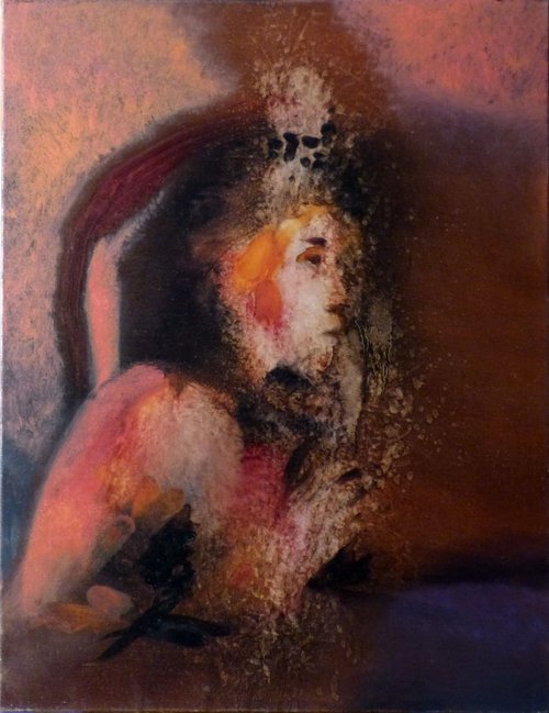 Liquefaction, oil on canvas 50x65 cm by Frederic Belaubre