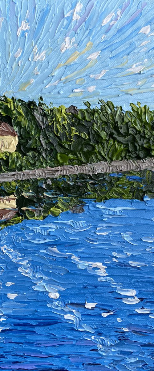 Cooks river by Guzaliya Xavier