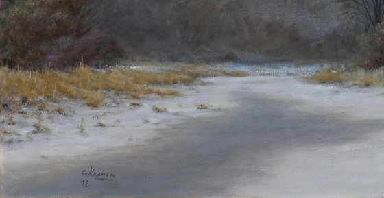 Geese on the run.