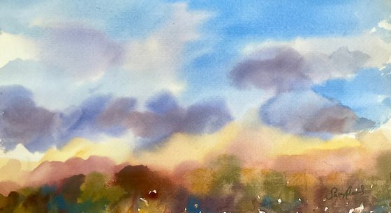 In the sky