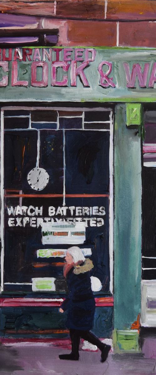 Edinburgh; Old Watch Shop by Andrew  Reid Wildman