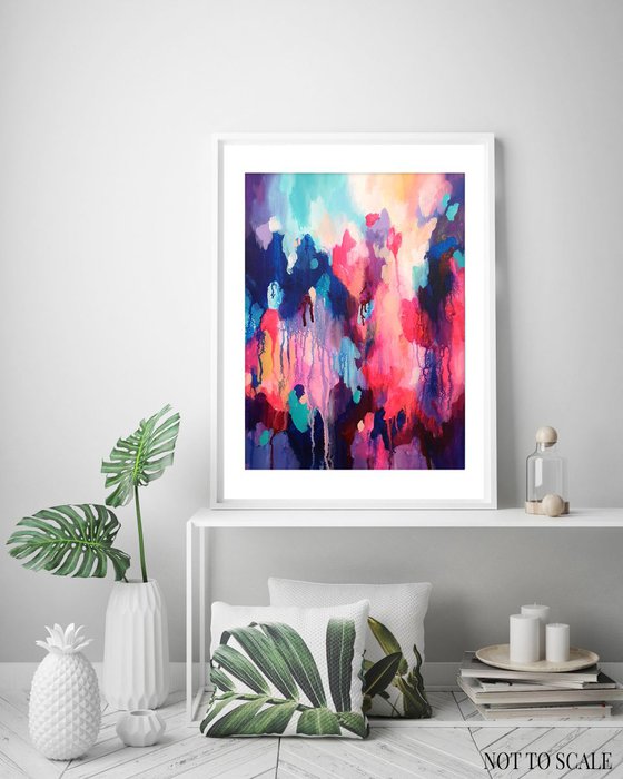Framed Abstract Painting - Colour Your Dreams