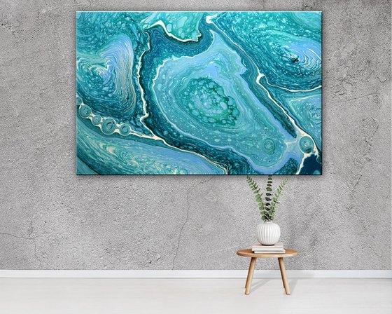 Turquoise Abstract