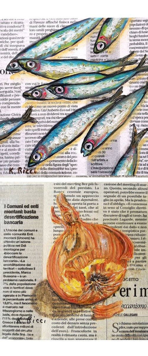 Onion and Sardine on Gazette by Katia Ricci