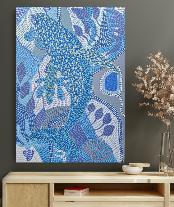 Whale in a Mosaic Sea