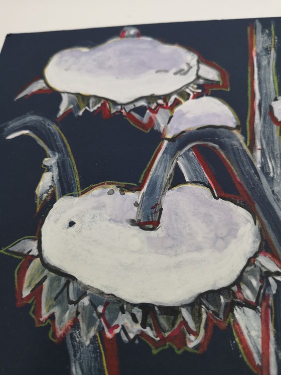 Winter. Sunflowers.№2