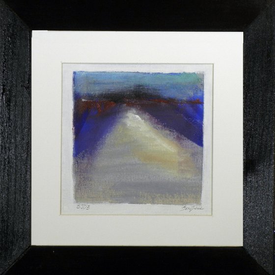 Small Framed Abstract Original Painting BJ02 by BenWill