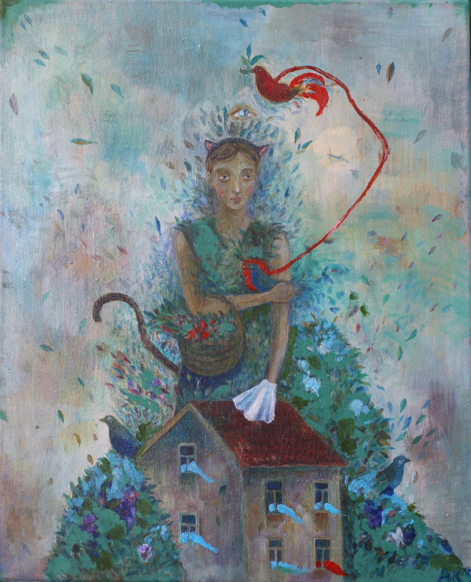 The cat by Aurelija Kairyte-Smolianskiene