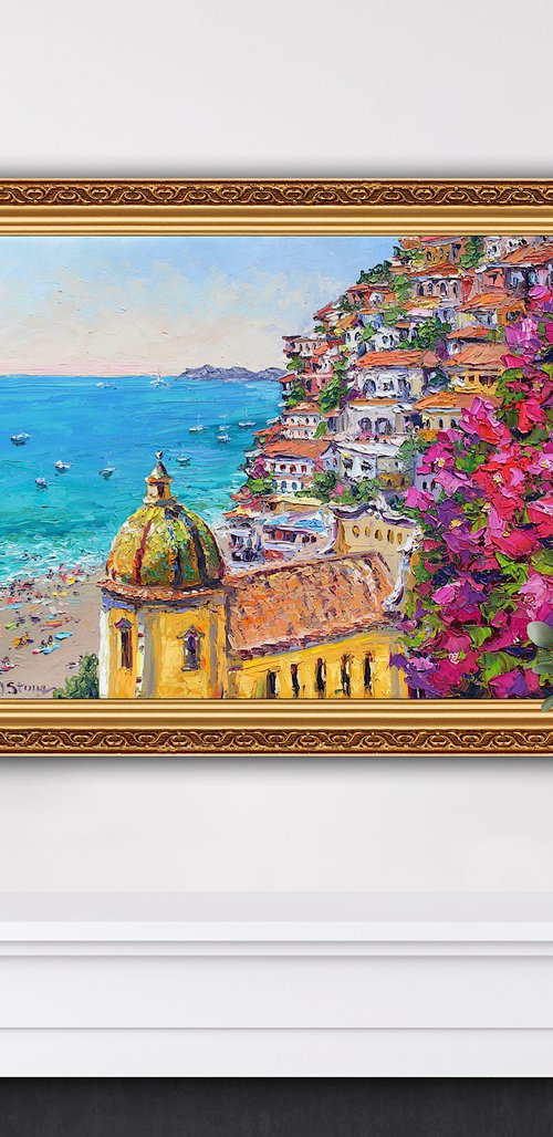 Santa Maria Assunta, Positano by Kristen Olson Stone