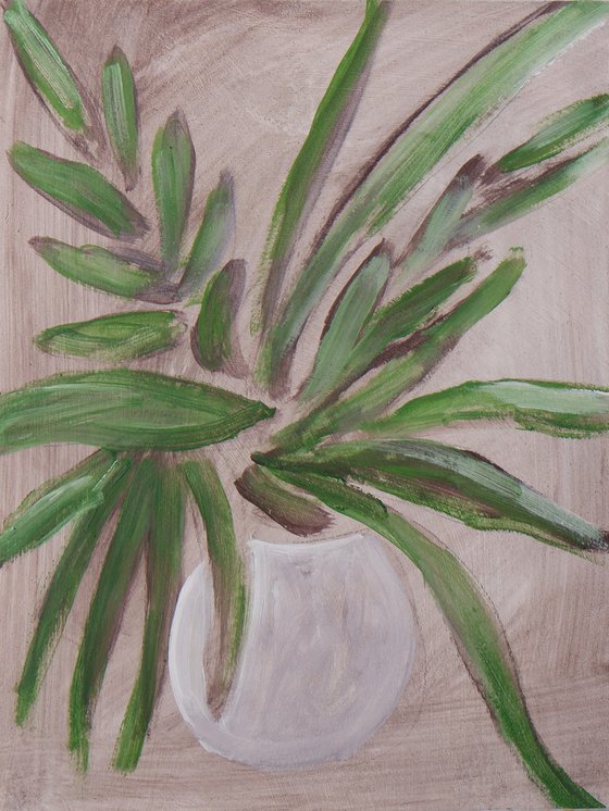 Greenery In A Vase