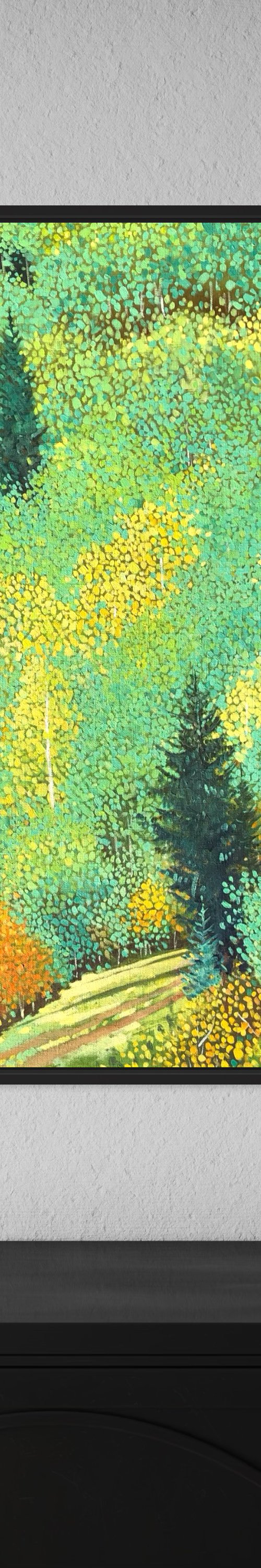 Green forest by Volodymyr Smoliak