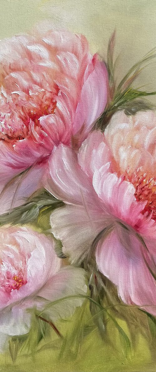 Magic peonies series - Petals of Tenderness by Tanja Frost