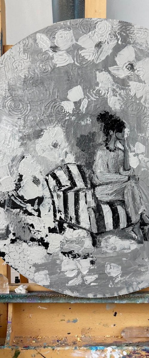 Solitude within (maternal orbit) by Dina Telesheva