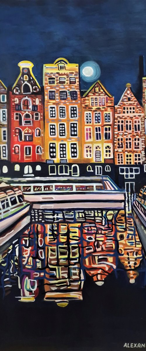 Amsterdam / 80,5 x 70 cm by Alexandra Djokic