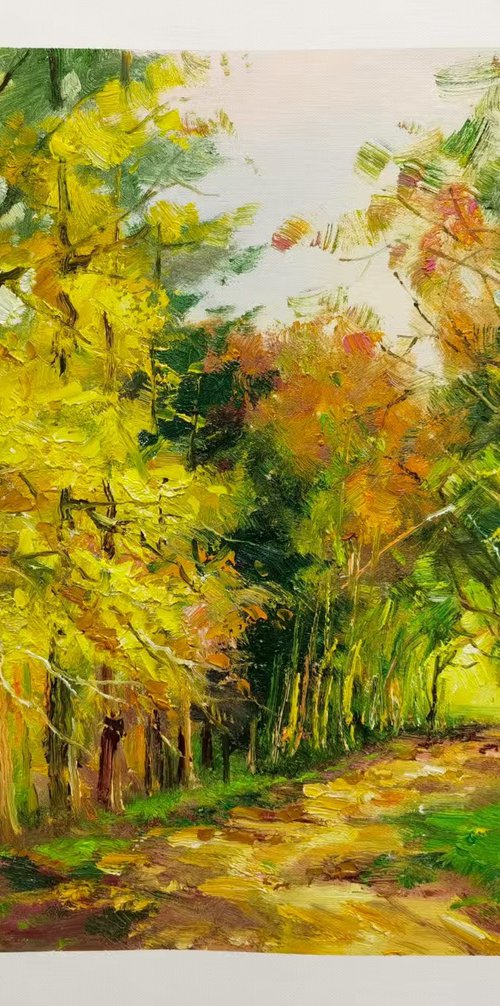landscape oil painting by Julian Yu
