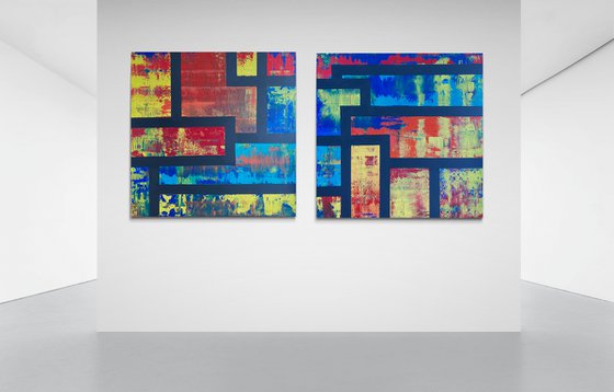 Geostract Diptych