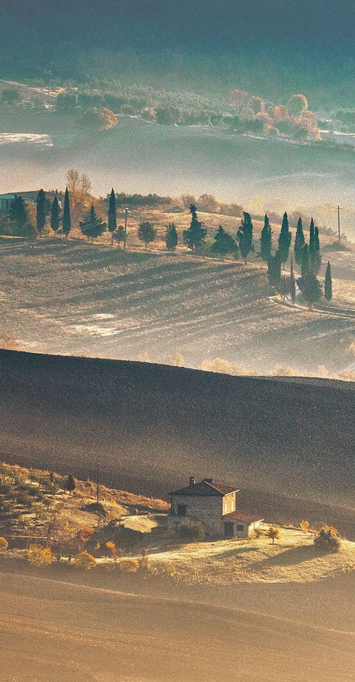 When Tuscany Glows by Peter Zelei