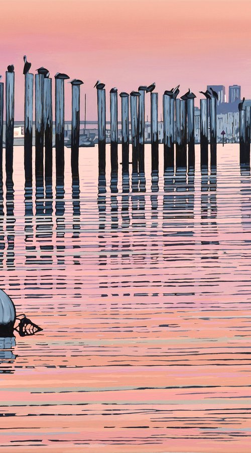 San Francisco Bay After Sunset by Alex Nizovsky