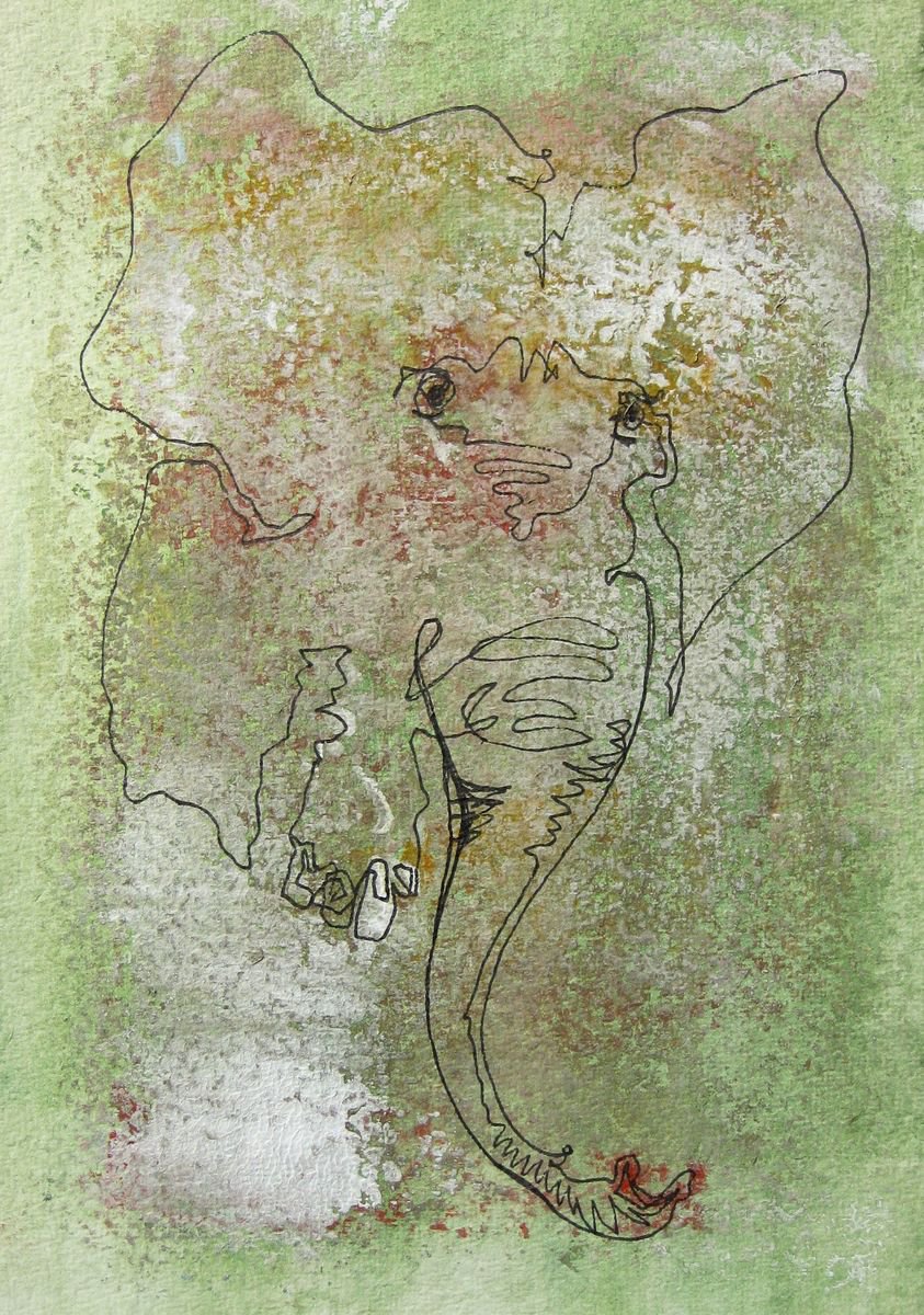curious elephant by siMONA Ledl