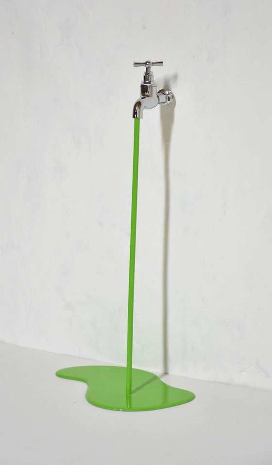 Le liquide vert pomme