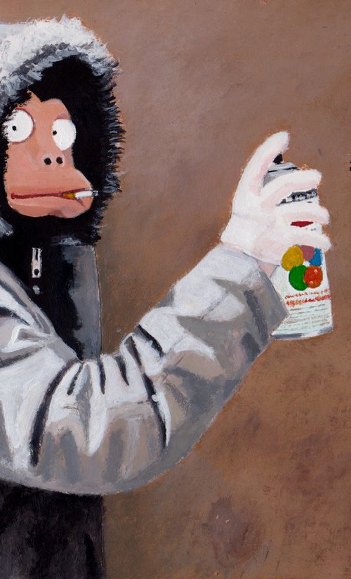 "Banksy - self portrait" by Tim Treagust
