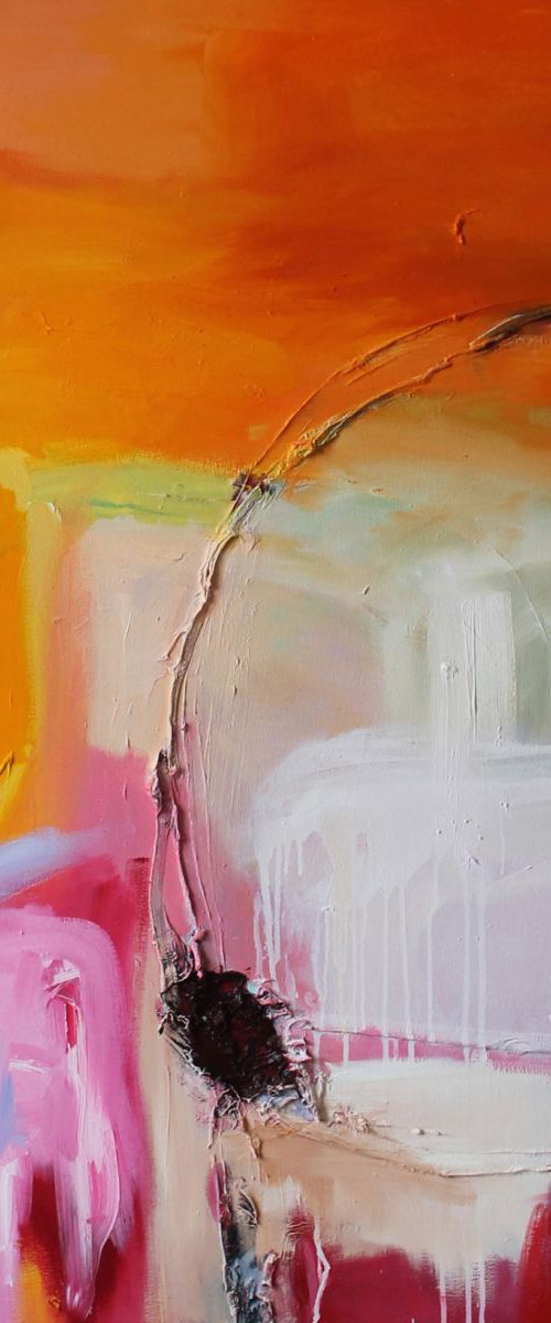 Orange Ground # 4 by John Davison