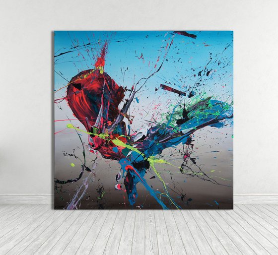 Bad Craziness (Spirits Of Skies 064028) - 80 x 80 cm - XL (32 x 32 inches)