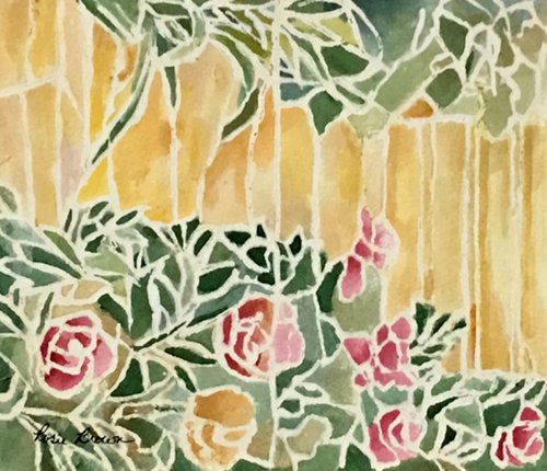 Tiffany Rose Garden by Rosie Brown