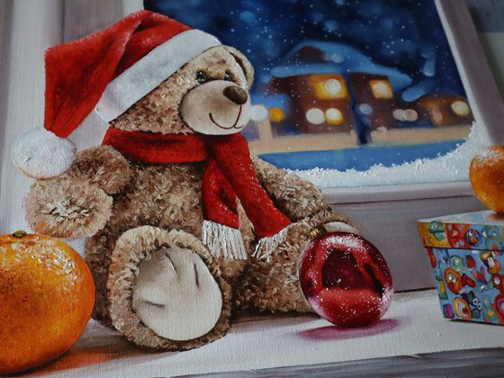 Christmas teddy bear