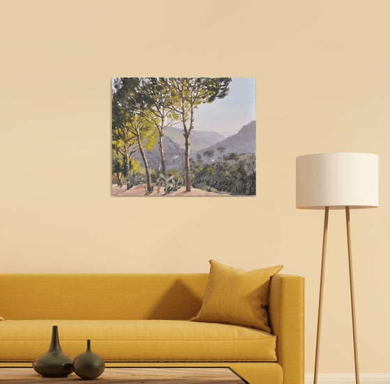 Chouf mountains, evening light