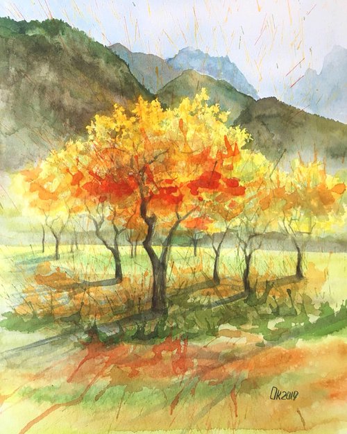 ""Autumn in the Logar Valley"" by OXYPOINT