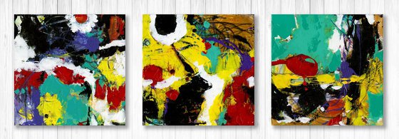 Time To Dance 3 - Abstract painting by Kathy Morton Stanion