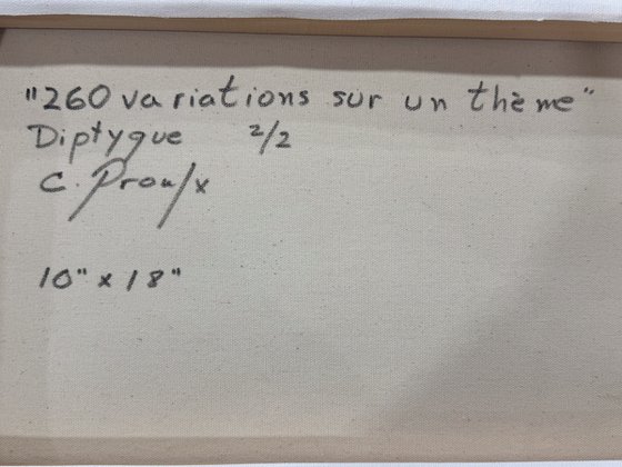 260 variations sur un thème