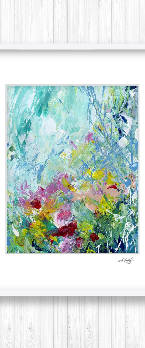 Garden Song 3 - Abstract Flower Art by Kathy Morton Stanion by Kathy Morton Stanion
