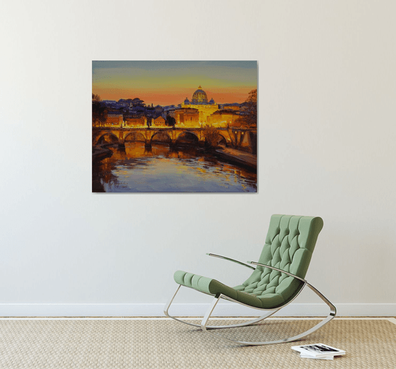 St. Angelo Bridge in Rome