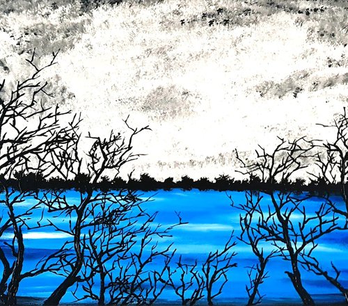 Blue lake 4 by Daniel Urbaník