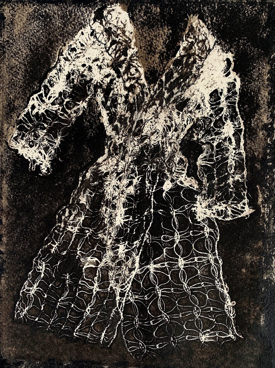 Cordelia’s Collagraph Coat by Suzsi Corio