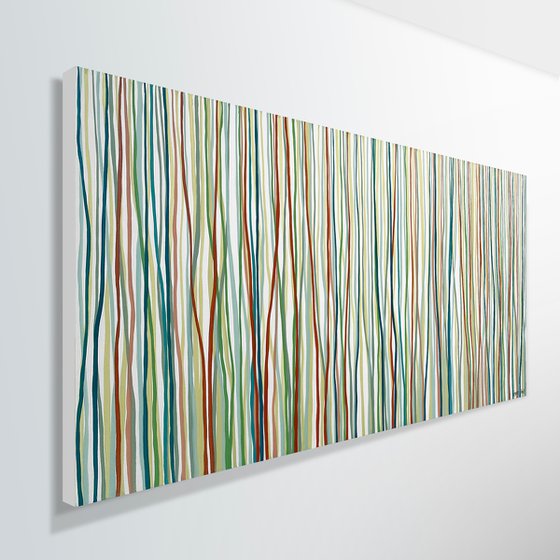 The Waltzing Yarrabee - 152 x 61cm - acrylic on canvas