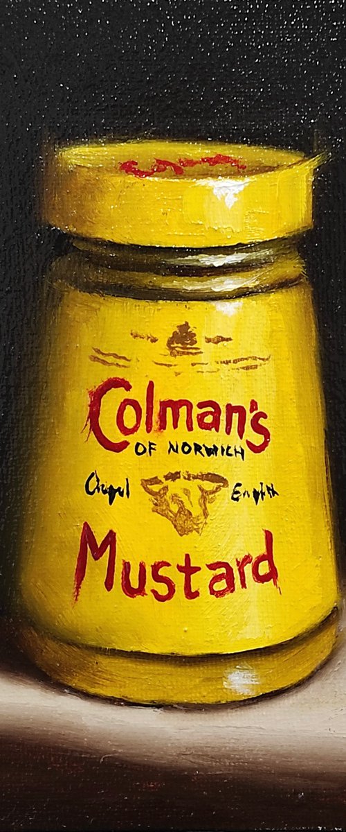 Mustard still life by Jane Palmer Art