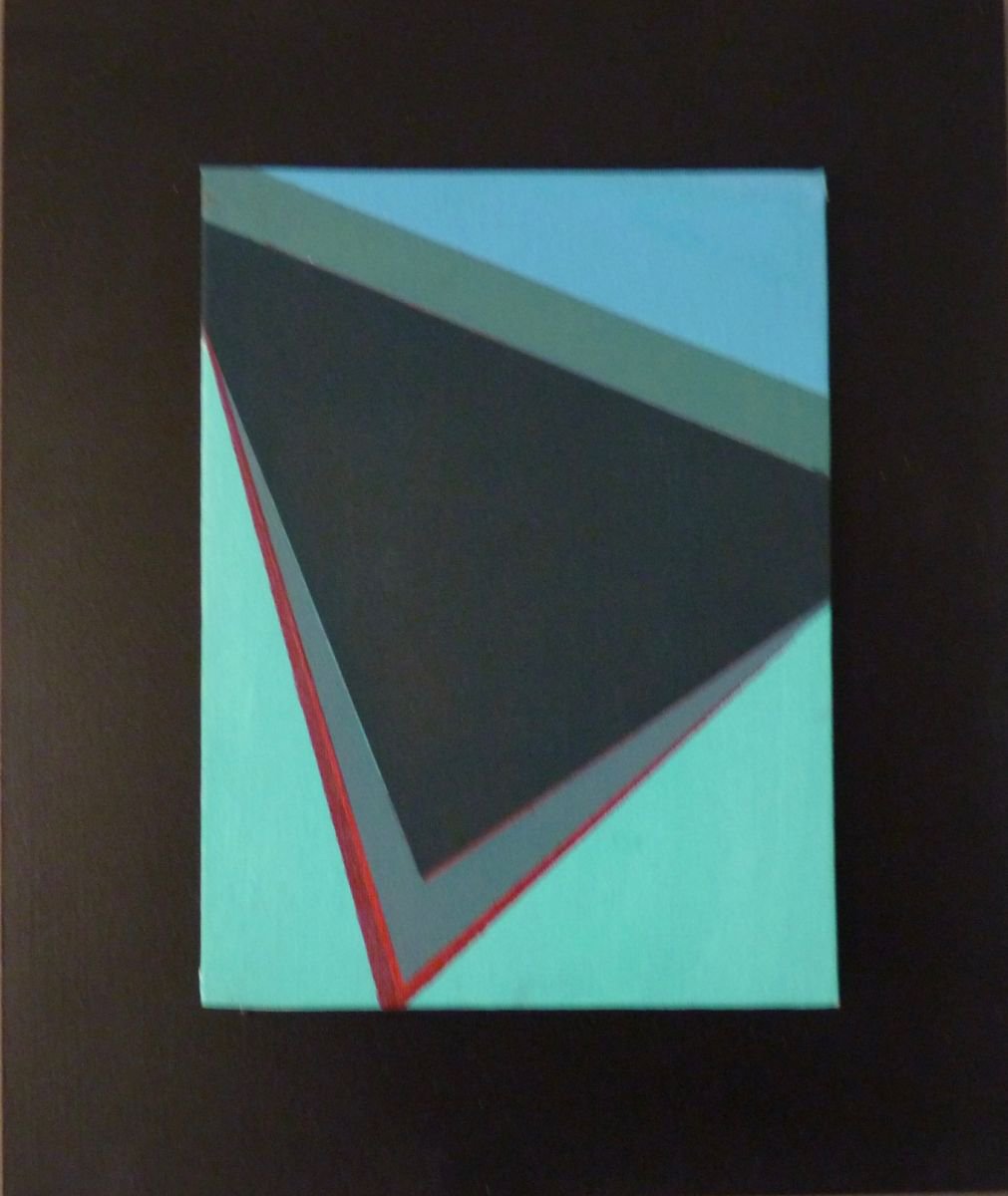 Geometric (abstract landscape) by Janneke Kramer