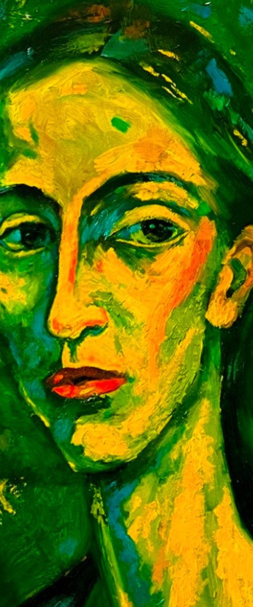 Expressive face by Ahmed Ali